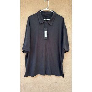 Daniel Patrick XL Shirt  Polo Men's Black New Designer Logo